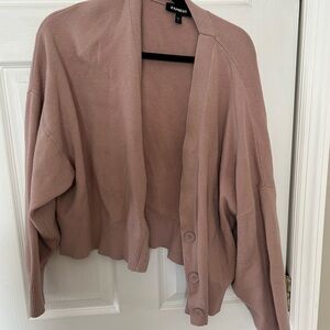Express Women's Mauve Cardigan